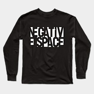 Negative Space Long Sleeve T-Shirt